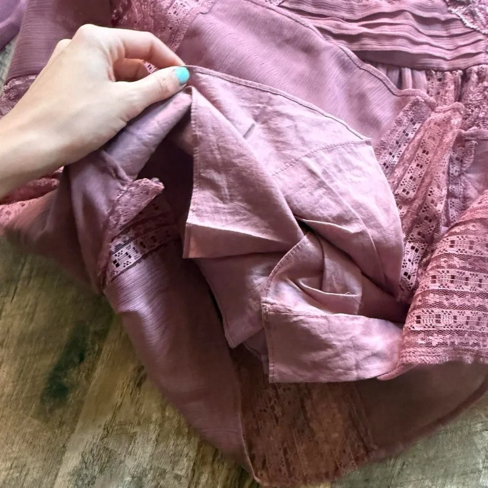 Free People mauve midi